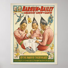 Chinesische Künstlertroupen Circus Poster