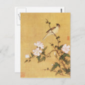 Chinesische Kunstpostkarte Postkarte (Vorne/Hinten)