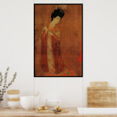 Chinesische Lady (IV) Poster (Küche)