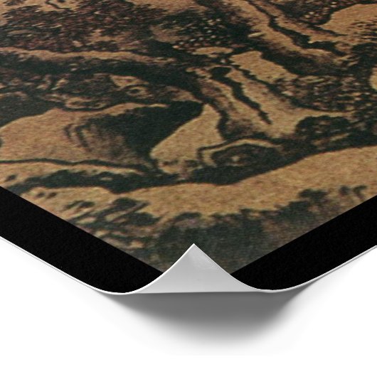 Chinesische Landschaft (I) Poster (Ecke)