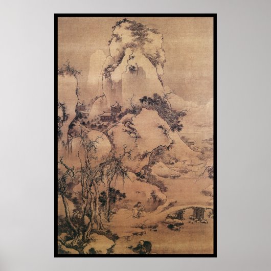 Chinesische Landschaft (I) Poster (Vorne)