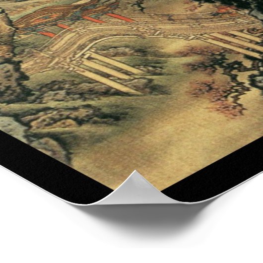 Chinesische Landschaft (III) Poster (Ecke)
