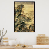 Chinesische Landschaft (III) Poster (Küche)