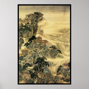 Chinesische Landschaft (III) Poster