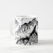 chinesische Landschaft Kaffeetasse (Vorderseite Links)