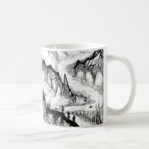 chinesische Landschaft Kaffeetasse