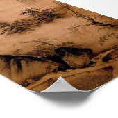 Chinesische Landschaft - Ma Yuan Poster (Ecke)