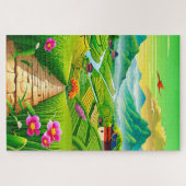 Chinesische Landschaft Puzzle (Horizontal)