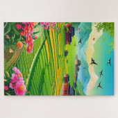 Chinesische Landschaft Puzzle (Horizontal)