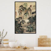 Chinesische Landschaft (VI) Poster (Küche)