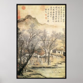 Chinesische Landschaft (VIII) Poster (Vorne)