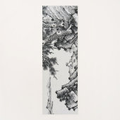 Chinesische Landschaften Kunst reversibler Yogamat Yogamatte (Vorderseite)