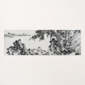 Chinesische Landschaften Kunst reversibler Yogamat Yogamatte (Vorderseite (Horizontal))
