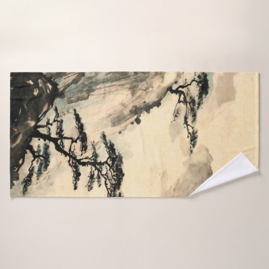 Chinesische Landschaftsmalerei,chinesisch,malend,j Badehandtuch (Badehandtuch)