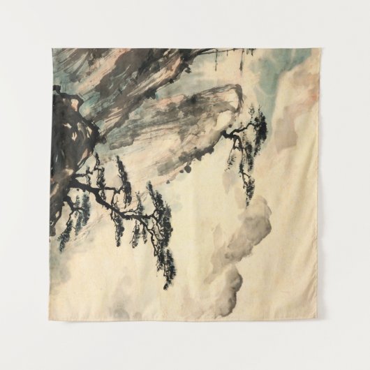 Chinesische Landschaftsmalerei,chinesisch,malend,j Wandteppich (Vorderseite (Horizontal))