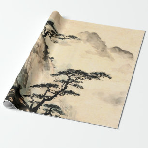 Chinesische Landschaftsmalerei.chinesisch,malerei, Geschenkpapier