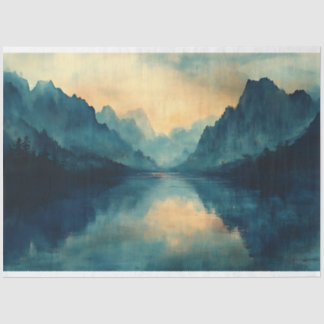 Chinesische Landschaftsmalerei Seidenpapier