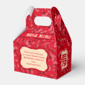 Chinesische "Langlebigkeit" - "Birthday Favor Box" Geschenkschachtel (Rückseite)