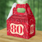 Chinesische "Langlebigkeit" - "Birthday Favor Box" Geschenkschachtel