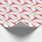 Chinesische Lanterns Geschenkpapier (Ecke)