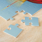 Chinesische Laterne mit Kirschblüte-Niederlassung Puzzle (Seite)