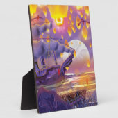 Chinesische Laternen am See Fotoplatte (Seite)