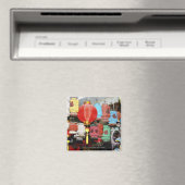 Chinesische Laternen in China Magnet (In Situ (Geschirrspüler))