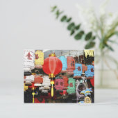 Chinesische Laternen in China Postkarte (Stehend Vorderseite)