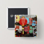 Chinesische Laternen in der China Button (Vorne & Hinten)