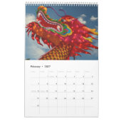 Chinesische Laternen Kalender (Feb 2027)