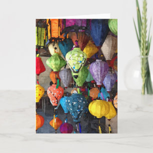 Chinesische Laternen Karte