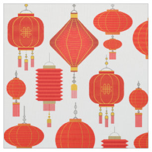 Chinesische Laternen Stoff