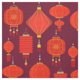 Chinesische Laternen Stoff