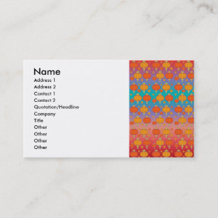 Chinesische Laternen Visitenkarte