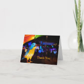 Chinesische Laternenart Bluebird Notecard (Vorderseite)