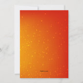 Chinesische Laterneneinladung Einladung (Rückseite)