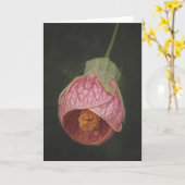 Chinesische Laternenkarte Karte (Gelbe Blume)