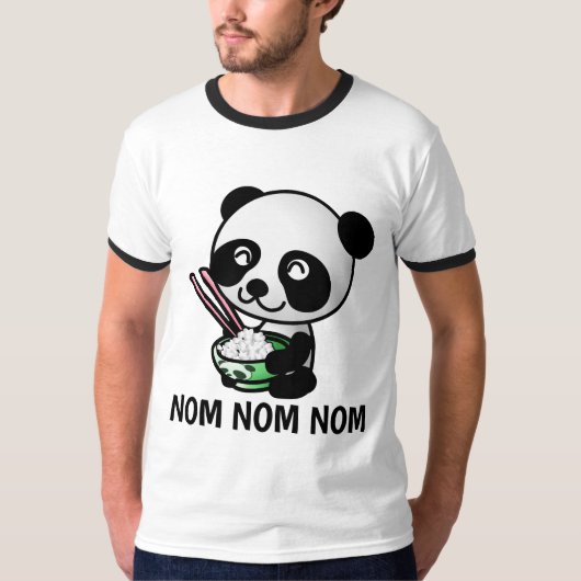 CHINESISCHE LEBENSMITTELLOVER NOM NOM NOM T - SHIR T-Shirt (Vorderseite)