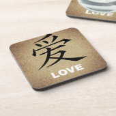 Chinesische Liebe Untersetzer (Linke Seite)