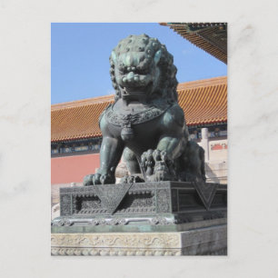 Chinesische Lion PostCard Postkarte