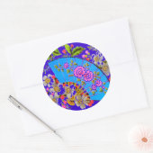 Chinesische LüfterBlue Sticker (Umschlag)