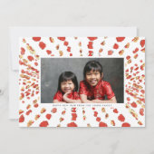 Chinesische Lunar-Neujahrs-Foto Feiertagskarte (Vorderseite)