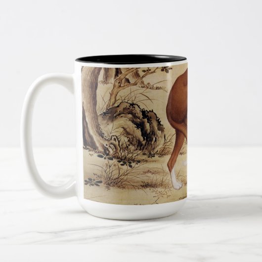 Chinesische Malerei 3 Hunde Jahr 2018 Tasse (Links)