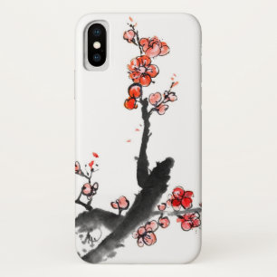 Chinesische Malerei der Blumen, Pflaumenblüte Case-Mate iPhone Hülle