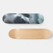 Chinesische Malerei eines Wasserfalls Skateboard (Horizontal)