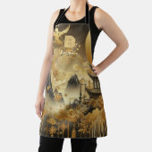 Chinesische Malerei Imitate Golden Dripping Mit Mo Schürze (InSitu)