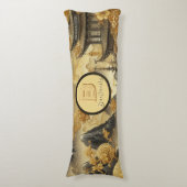 Chinesische Malerei Imitate Golden Dripping Mit Mo Seitenschläferkissen (Vorderseite Vertikal)