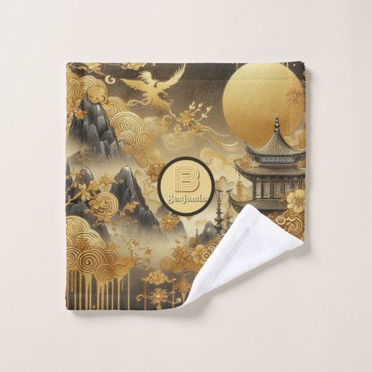 Chinesische Malerei Imitate Golden Dripping Mit Mo Waschlappen (Waschlappen)