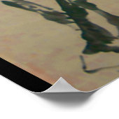 Chinesische Malerei mit 2 Pferden Poster (Ecke)