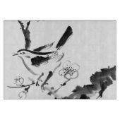 Chinesische Malerei, Pflaumenblüte und Vogel Schneidebrett (Vorderseite)